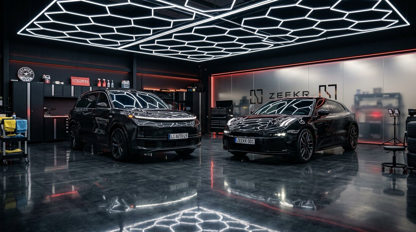 Детейлинг и бронепленка Li Auto L9 и Zeekr 001 в Бишкеке — ARS Detailing studio